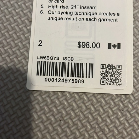 Lululemon 21” leggings - Picture 4 of 4